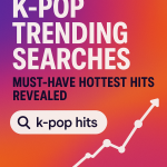Generate a high-quality, relevant image prompt for an article about: K-Pop Trending Searches: Must-H