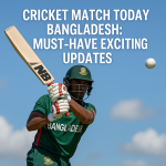 Generate a high-quality, relevant image prompt for an article about: Cricket Match Today Bangladesh: