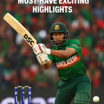Generate a high-quality, relevant image prompt for an article about: Cricket Match Today Bangladesh: