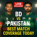 Generate a high-quality, relevant image prompt for an article about: BD vs Pakistan Live Exclusive: