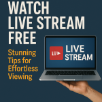 Generate a high-quality, relevant image prompt for an article about: Watch Live Stream Free: Stunnin
