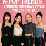 Generate a high-quality, relevant image prompt for an article about: K-Pop Trends: Stunning Must-Hav