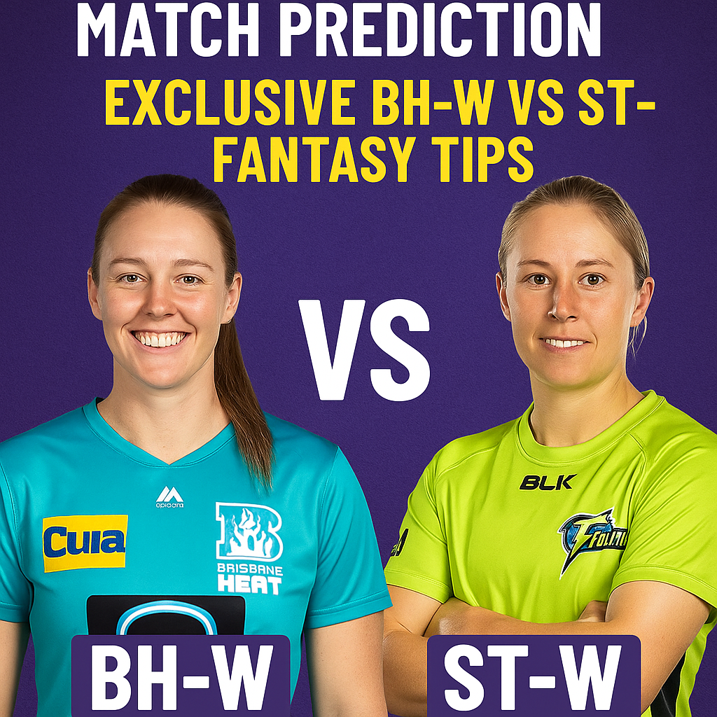 Generate a high-quality, relevant image prompt for an article about: WBBL Match Prediction: Exclusiv