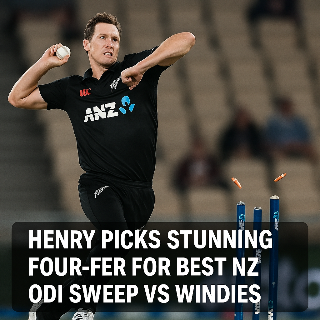 Generate a high-quality, relevant image prompt for an article about: Henry Picks Stunning Four-Fer f