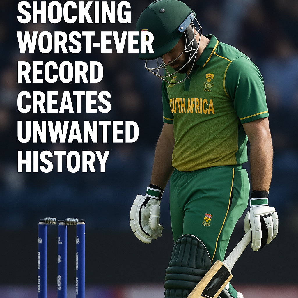 Generate a high-quality, relevant image prompt for an article about: SA Batters’ Shocking Worst-Ever