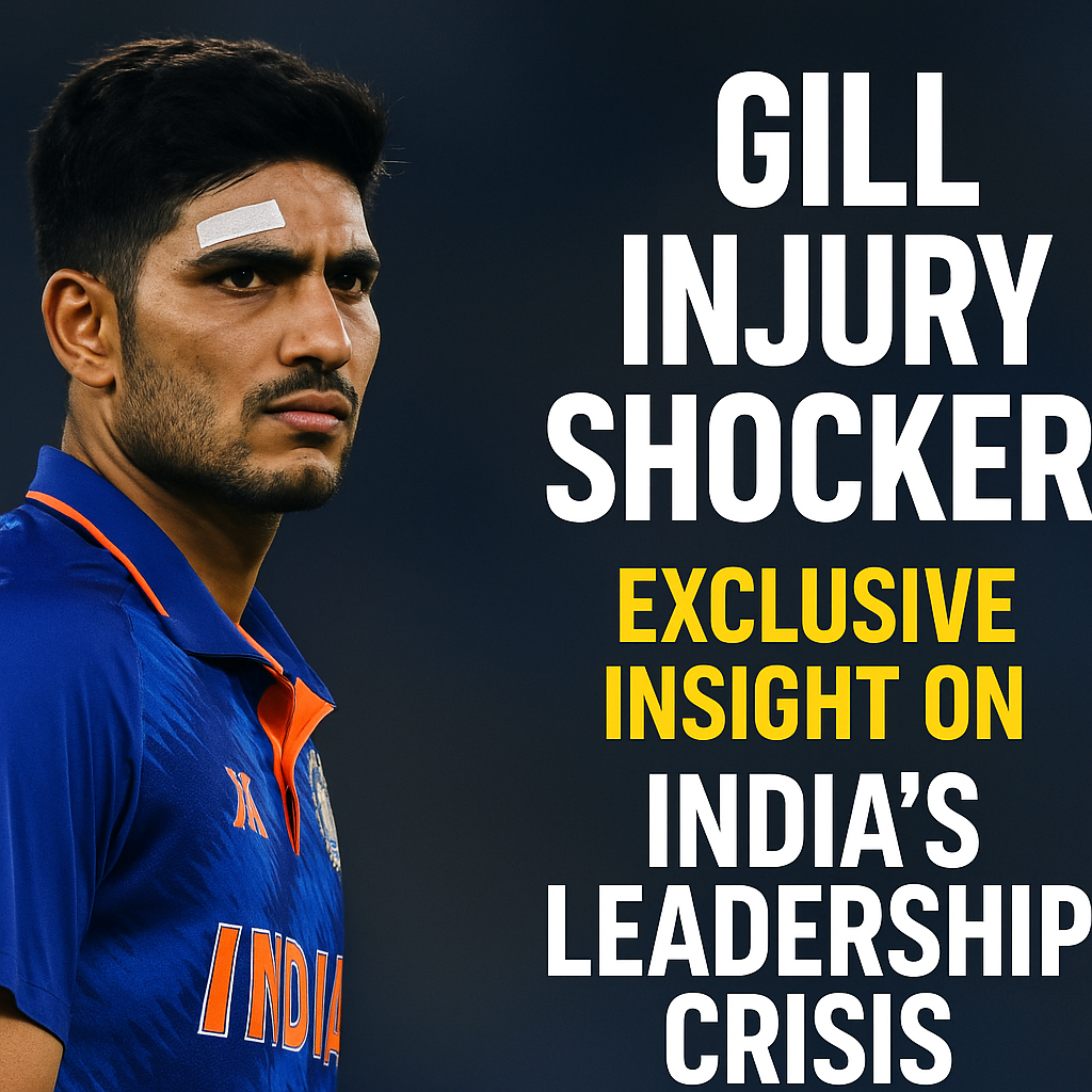 Generate a high-quality, relevant image prompt for an article about: Gill Injury Shocker: Exclusive