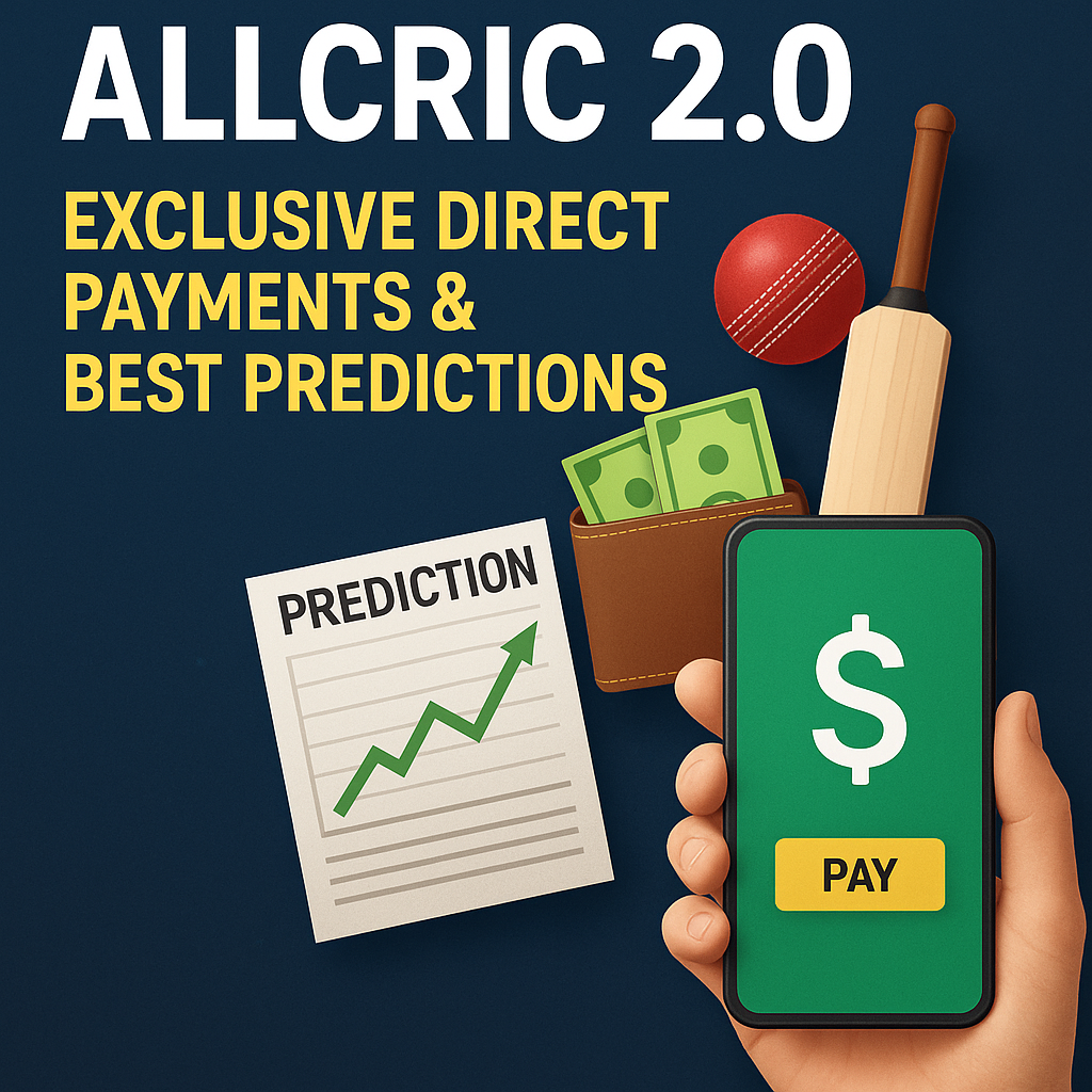 Generate a high-quality, relevant image prompt for an article about: AllCric 2.0: Exclusive Direct P