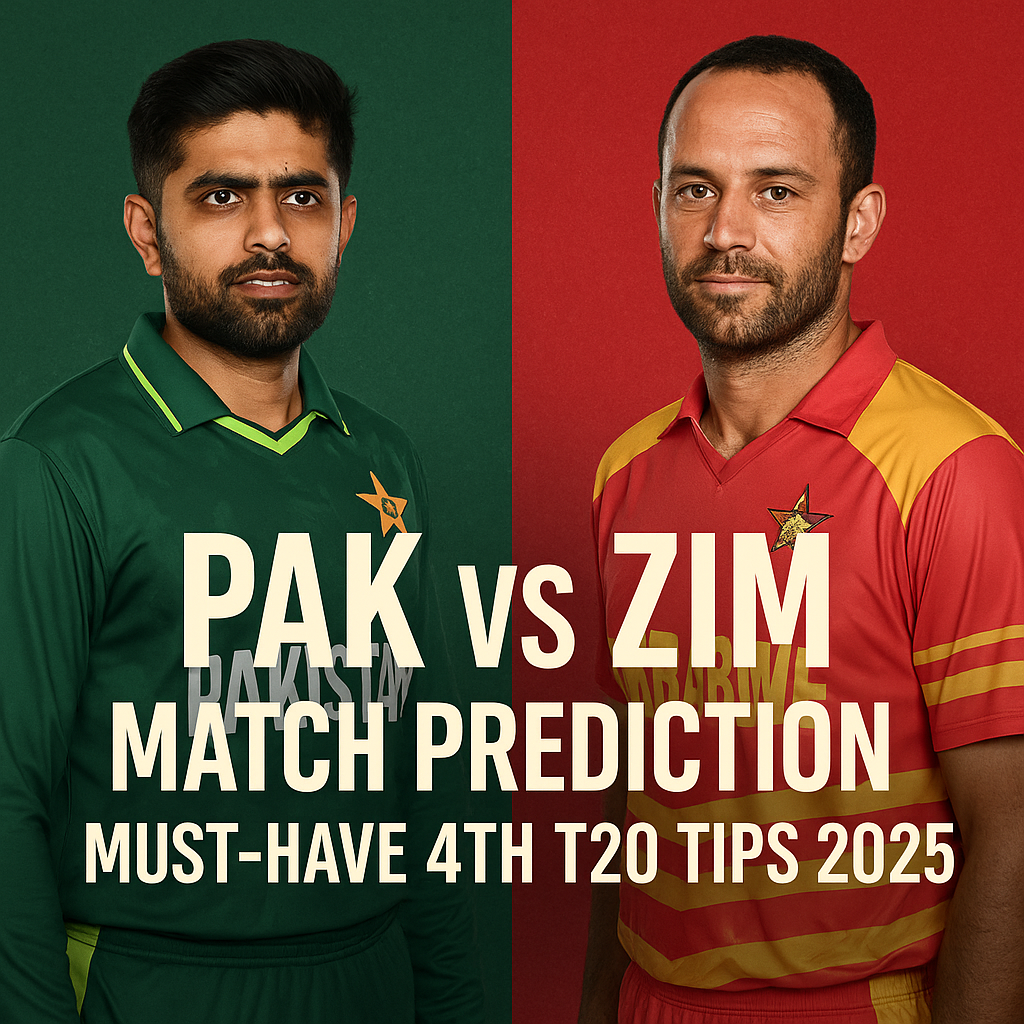 Generate a high-quality, relevant image prompt for an article about: PAK vs ZIM Match Prediction: Mu