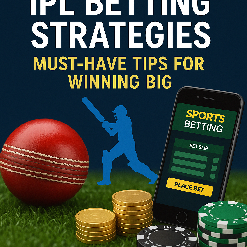 Generate a high-quality, relevant image prompt for an article about: IPL Betting Strategies: Must-Ha