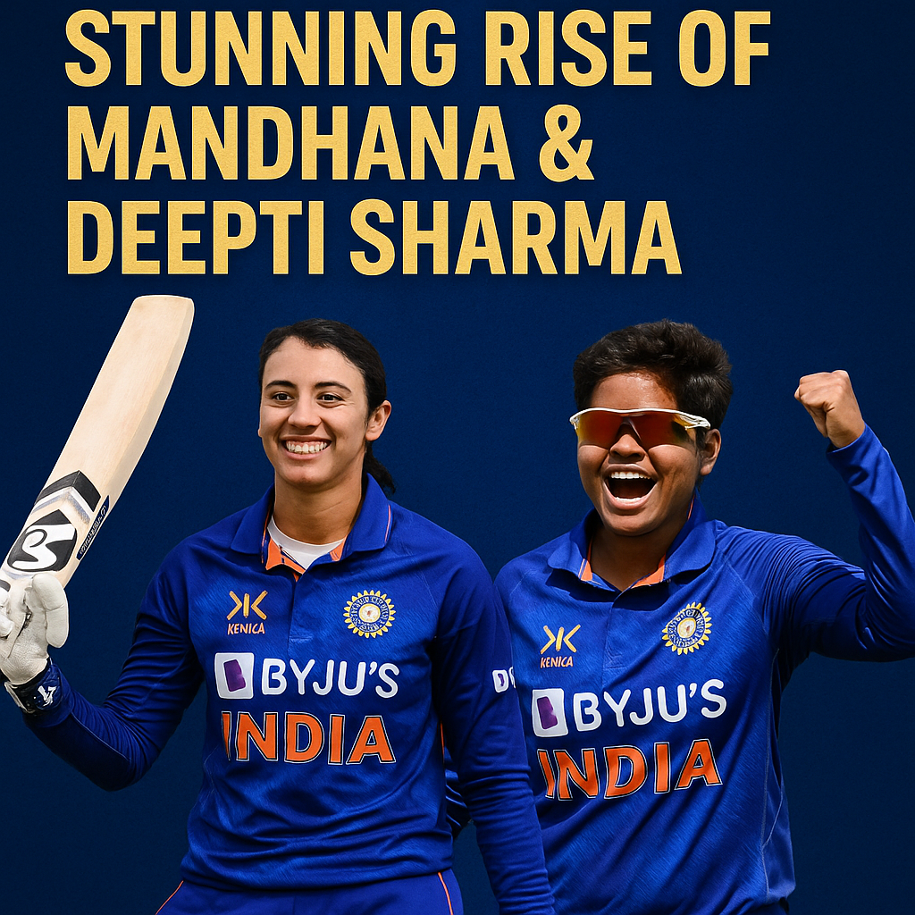 Generate a high-quality, relevant image prompt for an article about: ICC Women’s Rankings 2025: St