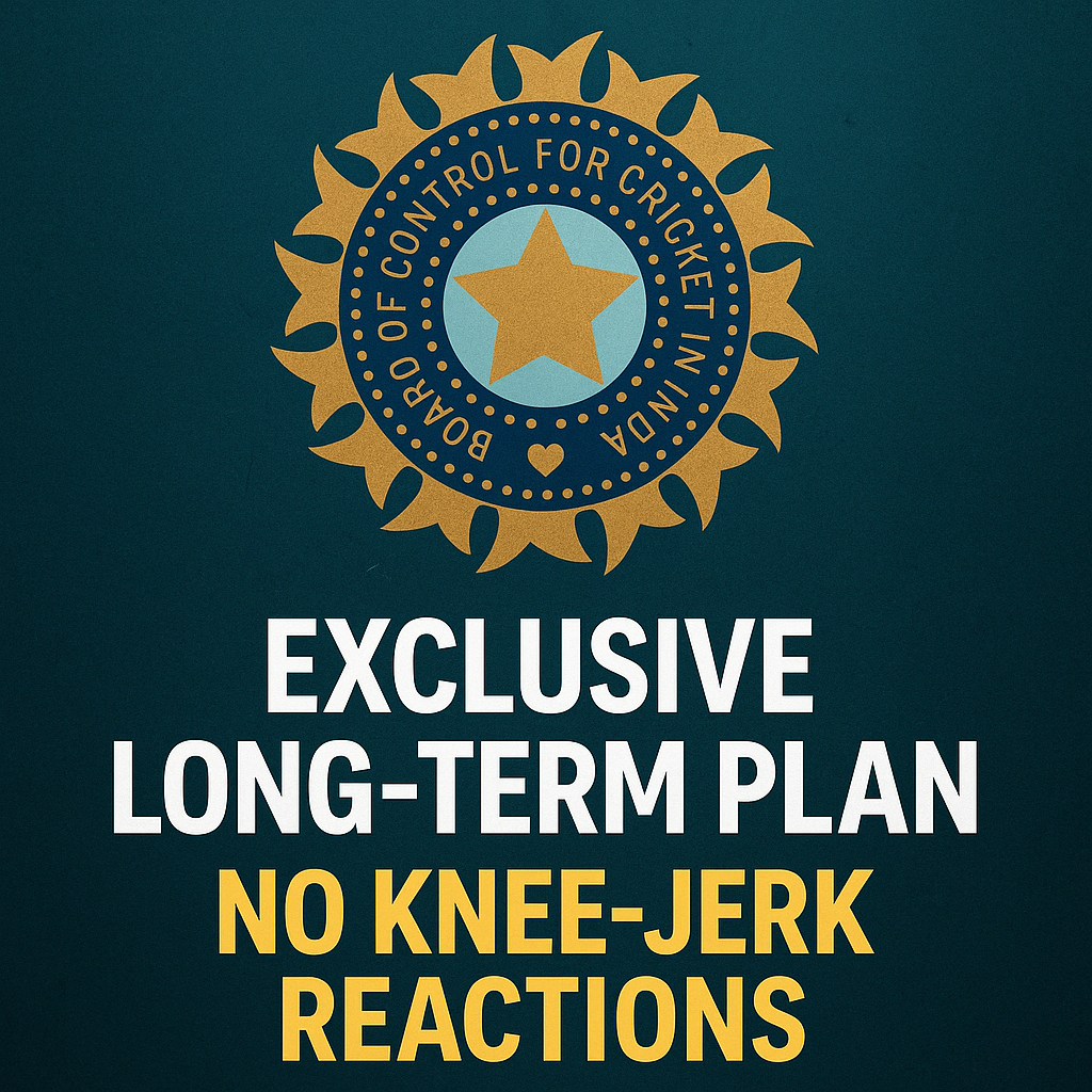 Generate a high-quality, relevant image prompt for an article about: BCCI’s Exclusive Long-Term Pl