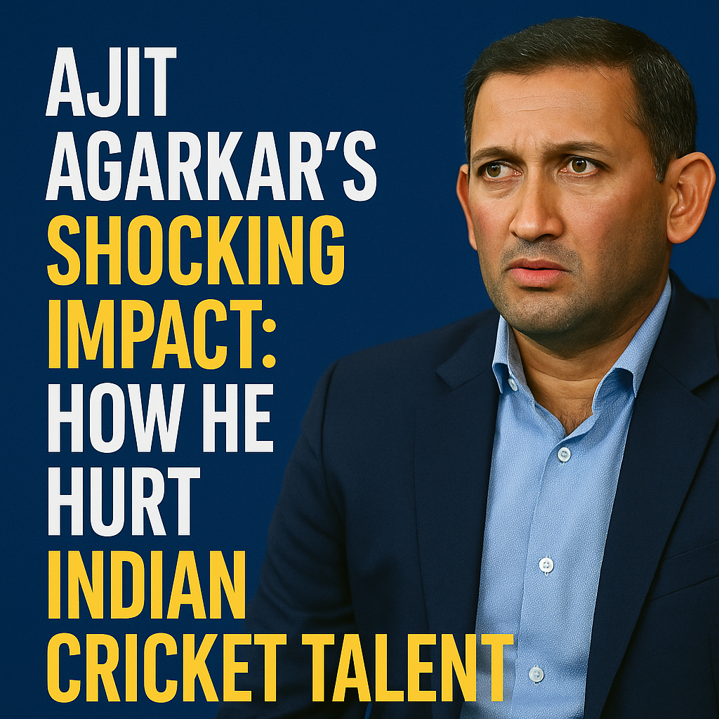 Generate a high-quality, relevant image prompt for an article about: Ajit Agarkar’s Shocking Impac