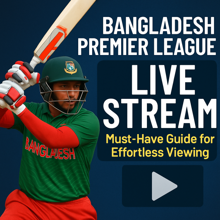 Bangladesh Premier League Live Stream: Must-Have Guide for Effortless Viewing