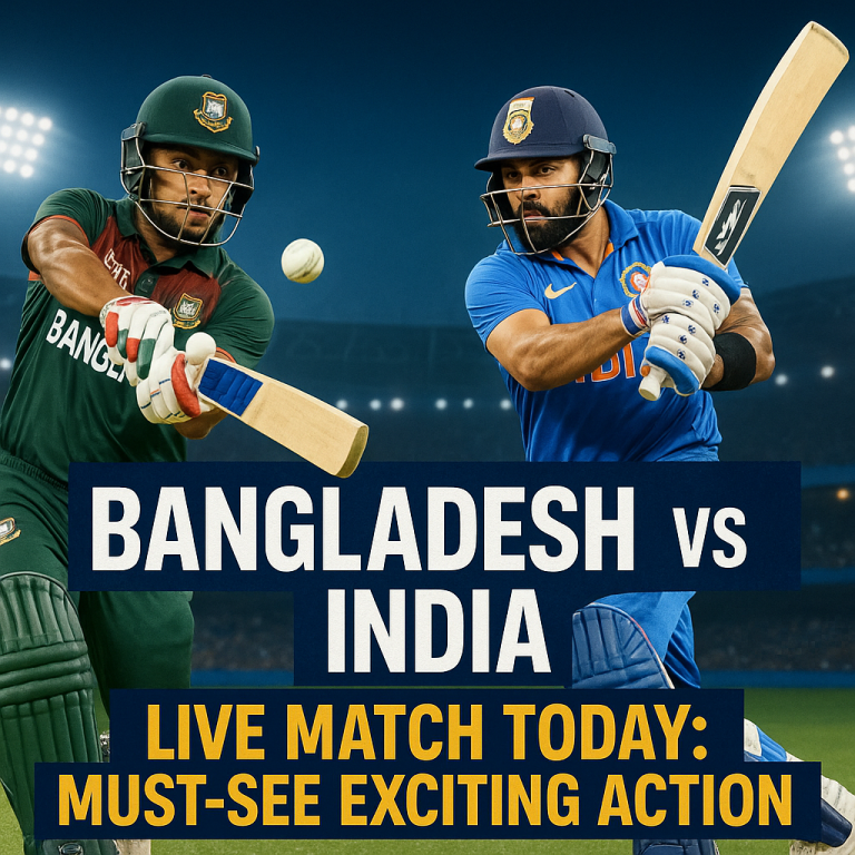 Bangladesh vs India Live Match Today: Must-See Exciting Action