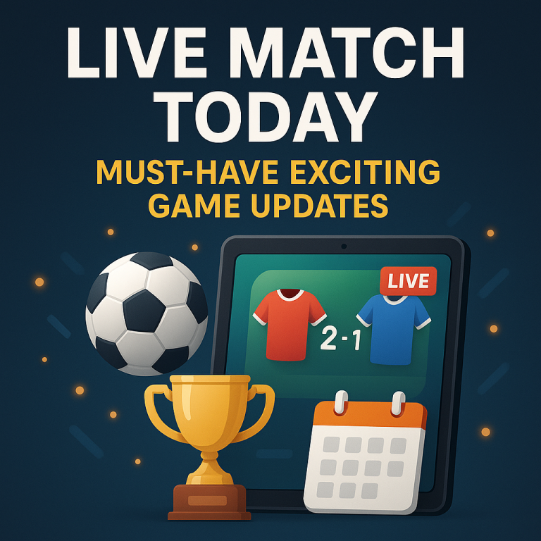 Live Match Today: Must-Have Exciting Game Updates