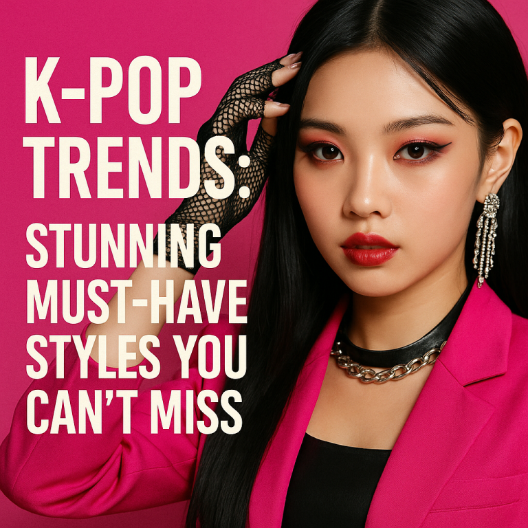K-Pop Trends: Stunning Must-Have Styles You Can’t Miss