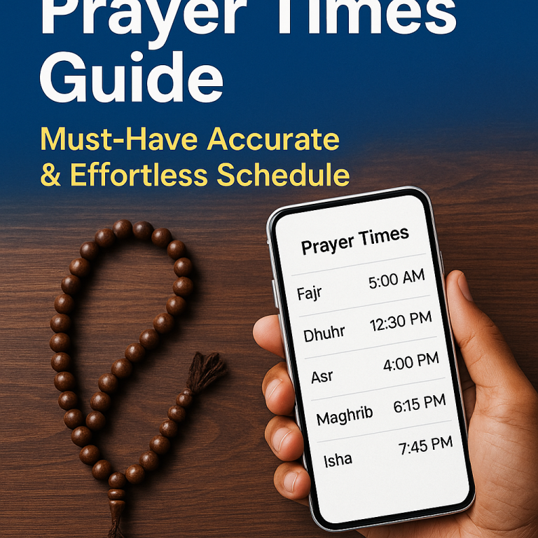 Prayer Times Guide: Must-Have Accurate & Effortless Schedule