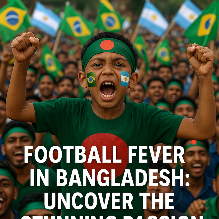 Football Fever in Bangladesh: Uncover the Stunning Passion