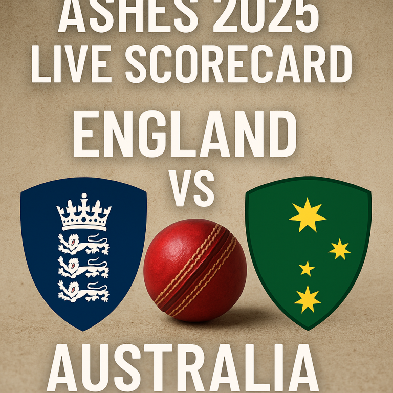 Ashes 2025: England vs Australia Scorecard