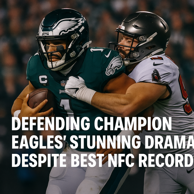 Defending Champion Eagles’ Stunning Drama Despite Best NFC Record