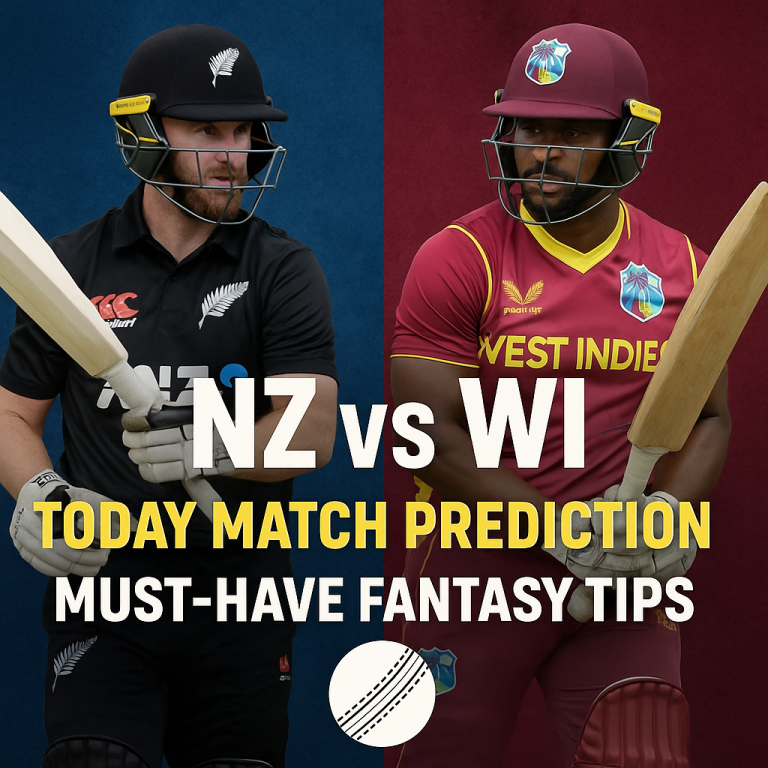NZ vs WI Today Match Prediction: Must-Have Fantasy Tips