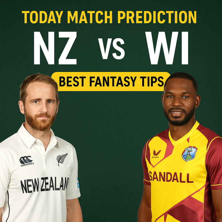 NZ vs WI Today Match Prediction: Exclusive Best Fantasy Tips