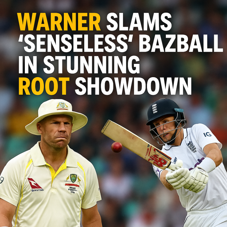 Warner Slams Senseless Bazball in Stunning Root Showdown