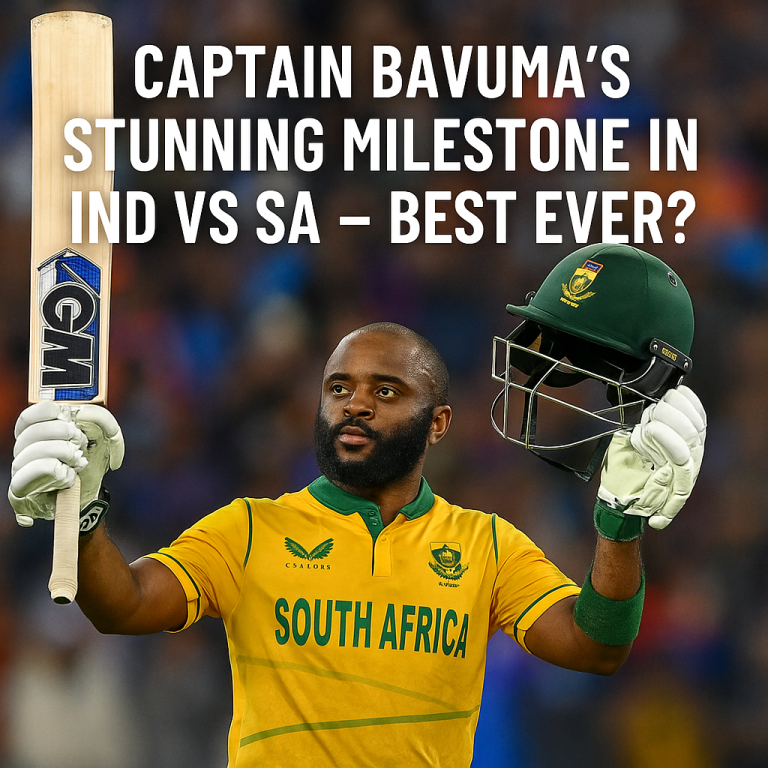 Captain Bavuma’s Stunning Milestone in IND vs SA – Best Ever?