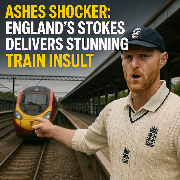 Ashes Shocker: England’s Stokes Delivers Stunning Train Insult