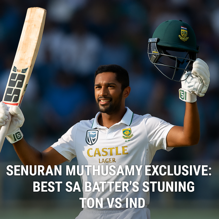 Senuran Muthusamy Exclusive: Best SA Batter’s Stunning Ton vs IND