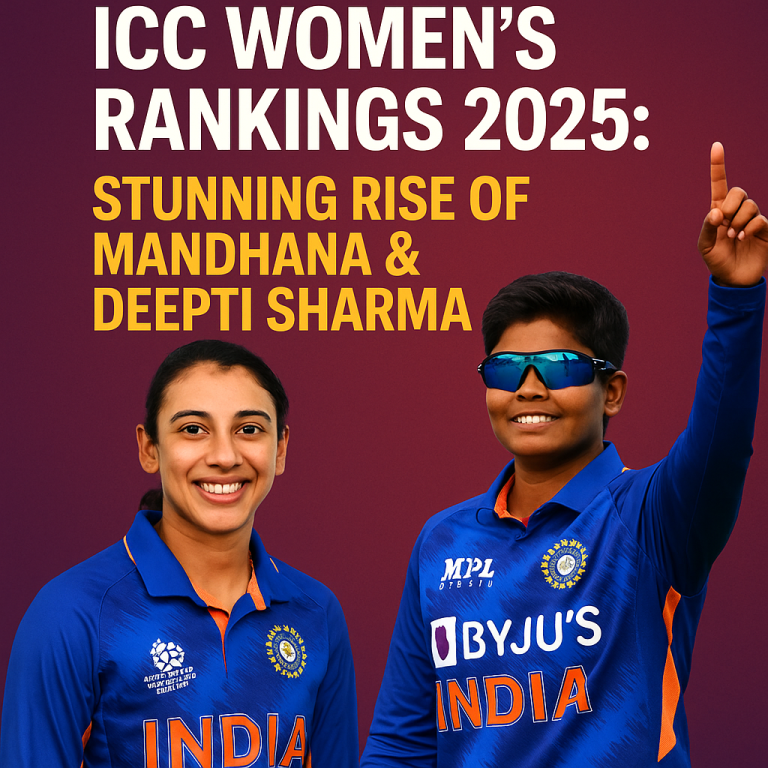 ICC Women’s Rankings 2025: Stunning Rise of Mandhana & Deepti Sharma
