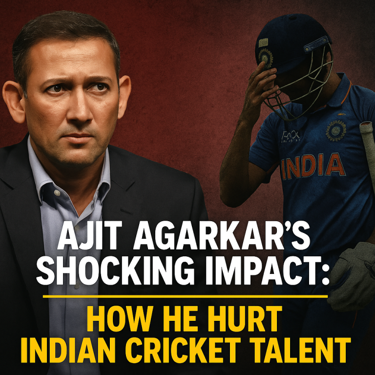 Ajit Agarkar’s Shocking Impact: How He Hurt Indian Cricket Talent