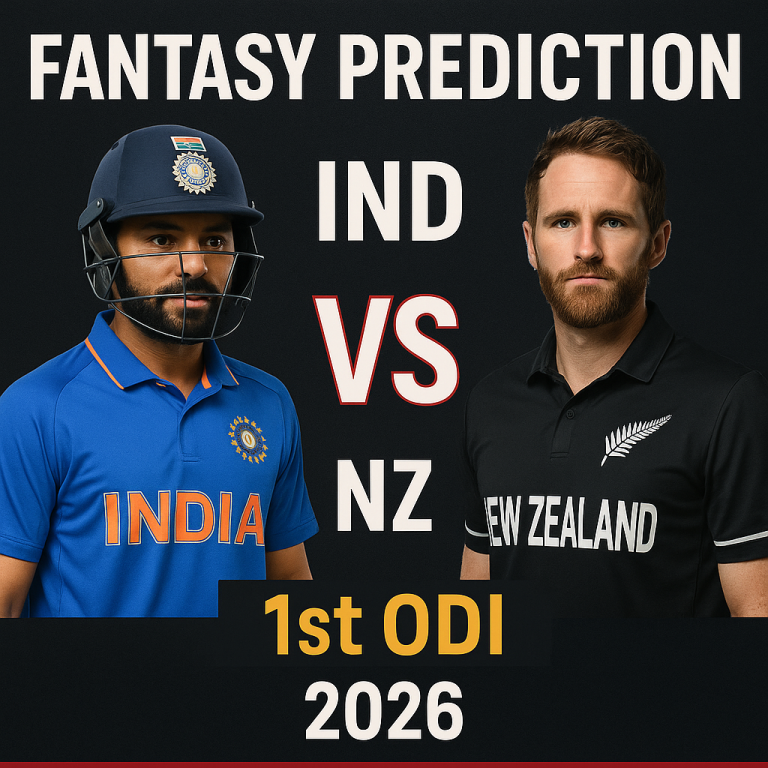 IND vs NZ Fantasy Prediction: Must-Have Best Fantasy Team 1st ODI 2026