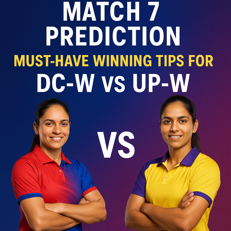 WPL 2026 Match 7 Prediction: Must-Have Winning Tips for DC-W vs UP-W