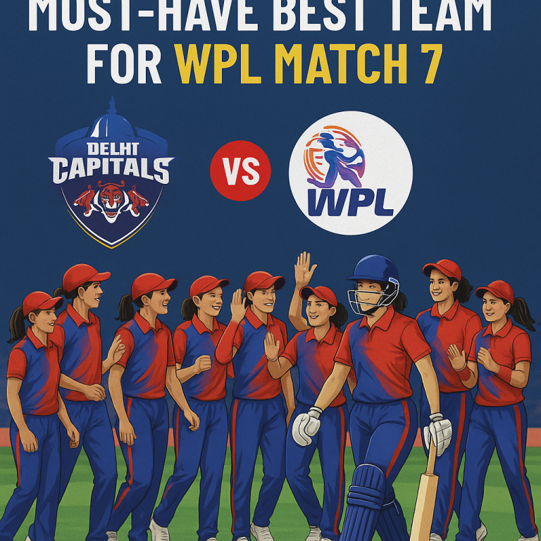 DC-W Fantasy Prediction: Must-Have Best Team for WPL Match 7