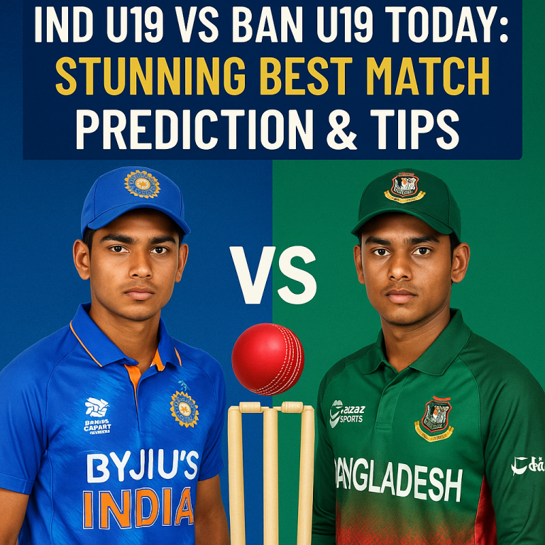 IND U19 vs BAN U19 Today: Stunning Best Match Prediction & Tips
