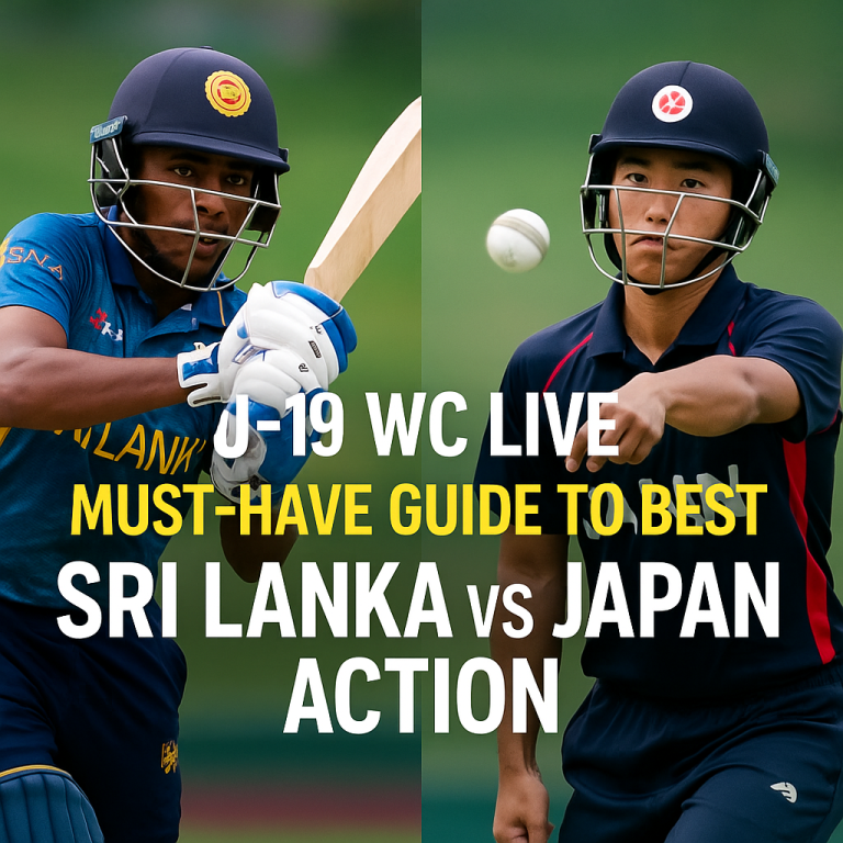 U-19 WC Live: Must-Have Guide to Best Sri Lanka vs Japan Action
