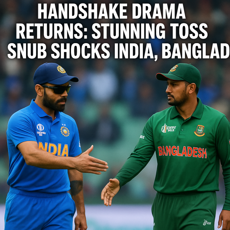 Handshake Drama Returns: Stunning Toss Snub Shocks India, Bangladesh