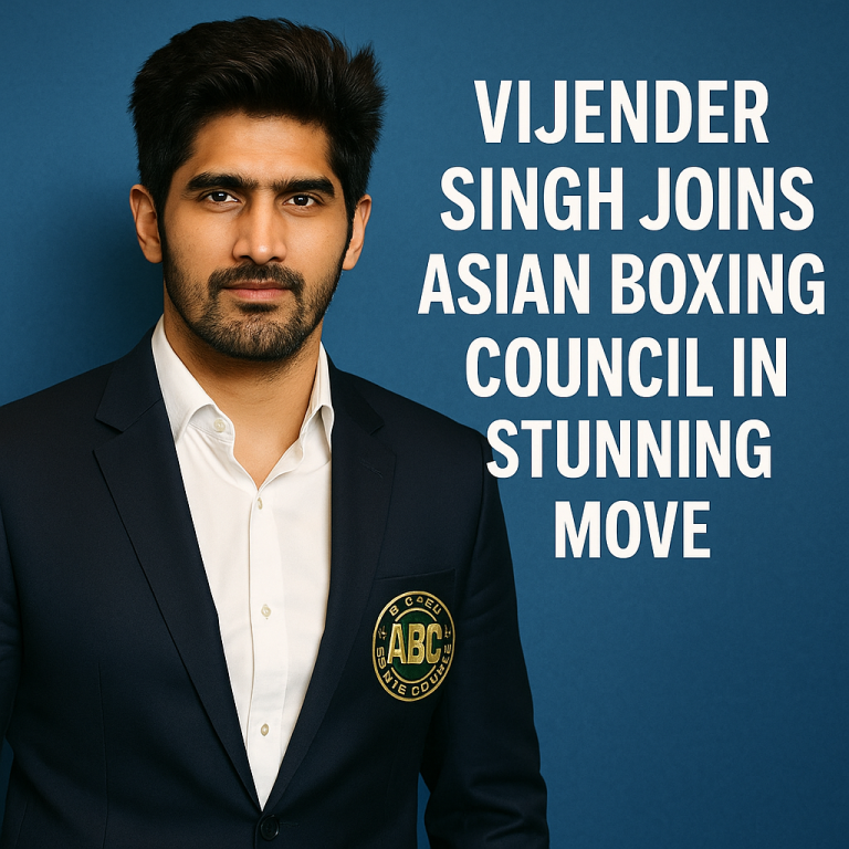 Vijender Singh Joins Asian Boxing Council in Stunning Move